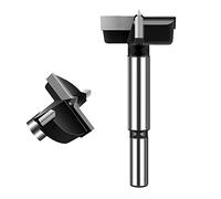 ASNOMY 40mm Forstner Drill Bit, Carbide Tipped Forstner Bit for Hard Wood, Wood Drilling Hole Saw Set Woodworking Hinge Cutter Tool Kits for Plastic Plywood