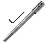 ASNOMY 6-11/16Inch Extra Long Forstner Bit Extension for Adding Over 5-3/8 inches of Drilling Depth to Your 2/5" Round or Hex Shafts Forstner Bit