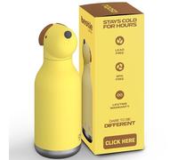 asobu Bestie Dog Insulated Stainless Bottle for Kids with Flip Straw BPA-Free 500 ml