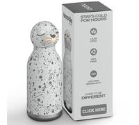 asobu Bestie Seal White Kids Bottle Stainless Steel Leakproof Flip Straw 500 ml