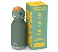 asobu Bestie Turtle Water Bottle, Cute Collectible Character, BPA Free | 16 oz, Stays Cold 24 Hours, Double Wall Vacuum Insulation, Food Grade Stainless Steel, Leak Proof, Great Gift Idea