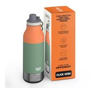 ASOBU Buddy Pastel Green Water Bottle 1L Perfect for those who love to share every adventure with their four-legged friend.
