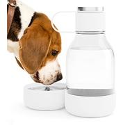asobu Dog Bowl Attached to Tritan 1 Liter Bottle (White), TWB20 WHITE