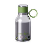 ASOBU - Dog Bowl - Recycled Stainless Steel Bottle with Dog Bowl Silver