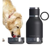 Asobu Tritan Water Bottle With Dog Bowl Black 975Ml