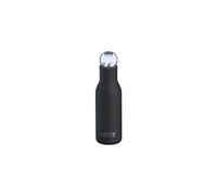Asobu Earphone H2 Audio Insulated Water Bottle Stainless Steel 20 Ounce (Black)