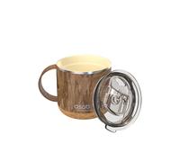 Asobu Infinite Double Wall Vacuum Insulated Mug Wood 470Ml, Brown