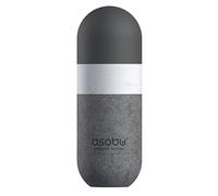 asobu Orb Stainless Steel Insulated Water Bottle Concrete 400ml in Grey asobu Grey
