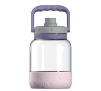 Tritan Water Bottle with Dog Bowl Pink 1.5 Litre asobu Pink One Size