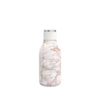 asobu Urban Insulated and Double Walled Stainless Steel Bottle 16 Ounce Marble