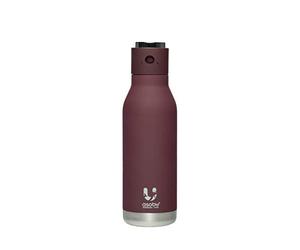 Asobu Wireless Speaker Double Wall Insulated Stainless Steel Water Bottle 17 Ounce (Burgundy)