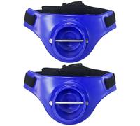 ASOCEA 2 Pcs Fishing Belt Rod Holder 2.5 Inch Inner Dia Offshore Tackle Boat Fishing Fighting Waist Belt Adjustable Fishing Waist Belt Rod Holder with Soft Padded-Blue