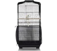 ASOCEA Bird Cage Seed Catcher Adjustable Bird Cage Cover Soft Nylon Mesh Skirt Parrot Birdcage Net for Parakeet Macaw African