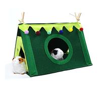 ASOCEA Guinea Pig Forest Hideout Fleece Corner Hammock Small Animals Hideaway Pet Cage Habitat House Tent Nest Toy for Ferrets Chinchillas Hedgehogs Hamster Glider Rats