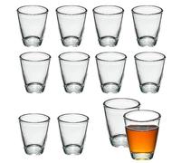 ASOENTIWOX Shot Glasses Set of 12, Shot Glass 30ml, Heavy Base Little Shot Glasses for Tequila, Cocktail, Vodka and Liquours