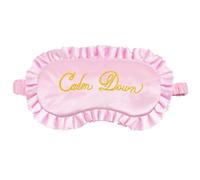 ASOHEK Pink Calm Down Swiftie Sleep Mask, Swiftie Merchandise Blindfold Eye Mask ERAS Tours Outfit Costume Swiftie Travel Mask Sleep Pink Eye Mask for Sleeping Women