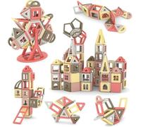 ASOK 149pcs Magnetic Tiles Building Blocks for Kids STEM Educational Magnet Construction Toy Set with Ferris Wheel & Storage Bag 3D Creativity Toys Birthday Gifts for 3 4 5 6 7 8 Year Old Boys Girls