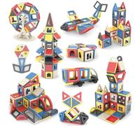 ASOK Mini Size 169PCS Magnetic Building Blocks Educational STEM Construction Kids Toys for 3+ 4 5 6 7 8 Boys Girls