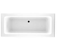 Asoka Bathroom Double Ended Super Strong Acrylic Gloss White Bath Bathtub - 1700 x 700