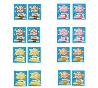 Asokobox Angel Delight 4 Flavour Variety Bundle - Makes 64 Servings - with Strawberry Mousse, Banana, Chocolate Mousse and Butterscotch - 16 Sachets Total - Bulk Buy