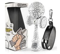 ASOLAND Kendama - Traditional Wooden Toy - Japanese Bilboquet for Kids & Adults + Free = One Door Kendama = Complete Kit - Complete Kit for Professionals & Beginners (White & Black)