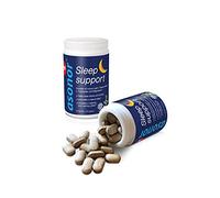 Asonor Sleep Support - Herbal Sleeping Supplement with Lemon Balm, Passion Flower, Magnesium & Vitamin B6 - Natural Sleep Aid, Supports Relaxation & Brain Health - Melatonin Alternative - 60 Tablets