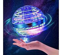 ASORT Flying Ball, Hover Boomerang Spinner Mini Drone, UFO Smart Sensor Fly Orbi Toy, Magic Gyration Levitating Floating Orb, Cool Stuff Gift For 6 7 8 9 10+ Kids Teens