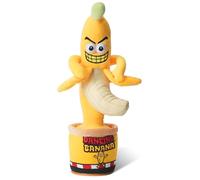 ASOVNIS Funny Dancing Talking Banana Toy, Gifts Mimicking, Recording Repeating What You Say, Hilarious Laughs, Novelty Gag Gift for Adults Friends Coworkers Office