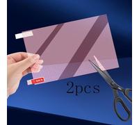 Asoway A4 HD Screen Protector [Pack of 2] Universal for Cutting Yourself, Protective Film for GPS, Camera, Watch, Tablet, Anti-Fingerprint Coverage, Scratch-Resistant