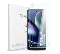 Asoway Pieces Screen Protector for TCL 50 5G, 9H Hardness Glass, Super Durable, Anti-Oil, Protective Film Screen Protector for TCL 50 5G, Pack of 3