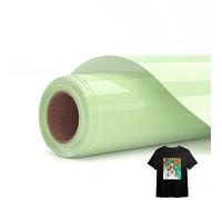 Asoway Sublimations HTV Vinyl Flex Film for Dark/Light Fabric, Flex Film Textile for Sublimation, 30.5 x 244 cm, High Transfer Rate (Glossy)