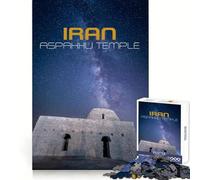Aspakhhu Temple, Iran Teenagers 1000 Piece Jigsaw Puzzle Brain Skill Quality Print Pattern Build Ideal Decor (38x52cm)