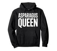 Asparagus Queen for Veggie Lovers with Humor Pullover Hoodie