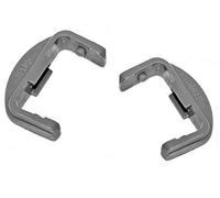 Aspares Front Rail Cap for BEKO Dishwasher (Set of 2 Pieces)