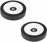 Aspares Tumbler Dryer Drum Pulley Wheel Roller DCU8230 Compatible With Beko Set Of Two Pieces