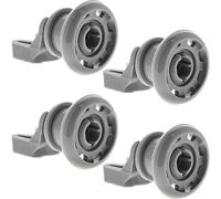 Aspares Upper Basket Wheels Compatible with Lamona Dishwasher (Set of 4 Pieces) - 45600900