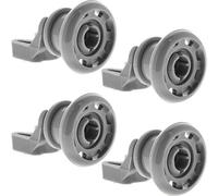 Aspares Upper Basket Wheels for Diplomat Dishwasher (Set of 4 Pieces)