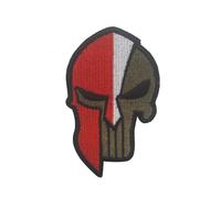 Aspcsmomt National Flag Skull Patches,Embroidered Tactical Morale Punisher Patch Hook and Loop Fastener Sew on Backpack Jacket Cap Uniform Coat Hat (Poland)