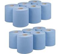 JPN Centrefeed Blue Rolls, 2-Ply, 12 Pack Paper Towels