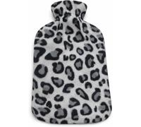 Aspect 2L Hot Water Bottle | Super Soft Plush Material Cover | Pure Natural Rubber (Light Pink)