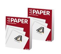 Aspect A4 White Paper Sheets - 2 Reams, 1000 Sheets - 80gsm Bright White - Office Printer, Copier, Multifunction Laser Inkjet - Stronger A4 Reams