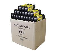 Aspect Black Bin Bags 400 Count Heavy Duty for Household Garbage Capacity 75L-Strong Black Refuse Sacks-Bin Liners for Everyday use, Office, Kitchen, Restaurant-Rubbish Garbage Bags(72x85cm)