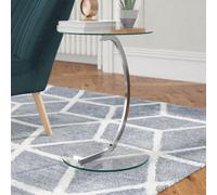 Aspect Furniture Merlin Clear Glass Round Table