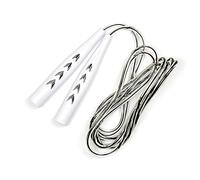 Aspect Jump Rope for Adults - Fitness Cardio Training - Long Handles/Comfortable Foam Grip/Forgiving PVC Cord - Indoor or Outdoor Skipping Rope (WHITE)