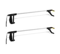 Aspect Litter Pickers, Long Reach Handle with Magnetic tip, Pick Up Tool with Wrist Strap, Sturdy & Strong Grabber Stick, Grabbers for Disabled(Pack of 2)