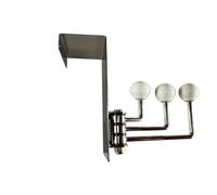 ASPECT Over The Door Hooks Hanger with 3 Ceramic Rotating Hooks (White Balls)