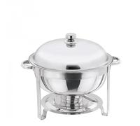 Aspect Stainless Steel Round Chafing Dish Set Buffet (8.5l)- Catering Warmer- Warming Heat Container - Ideal for Buffets, Banquets, Home Parties. (Round Buffet)