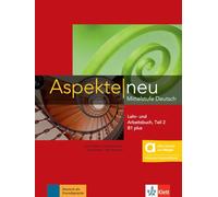 Aspekte neu B1 plus - Livre + cahier (VOLUME 2) hybride: Mittelstufe Deutsch. Lehr- und Arbeitsbuch mit Audios Teil 2 inklusive Lizenzschlüssel allango (24 Monate)