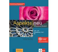 Aspekte neu B2 - Livre + cahier (VOLUME 1) hybride: Mittelstufe Deutsch. Lehr- und Arbeitsbuch, Teil 1 inklusive Lizenzschlüssel allango (24 Monate)