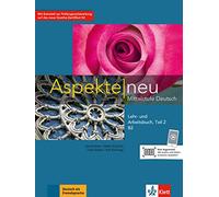 Aspekte neu in Halbbanden: Lehr- und Arbeitsbuch B2.2 mit CD